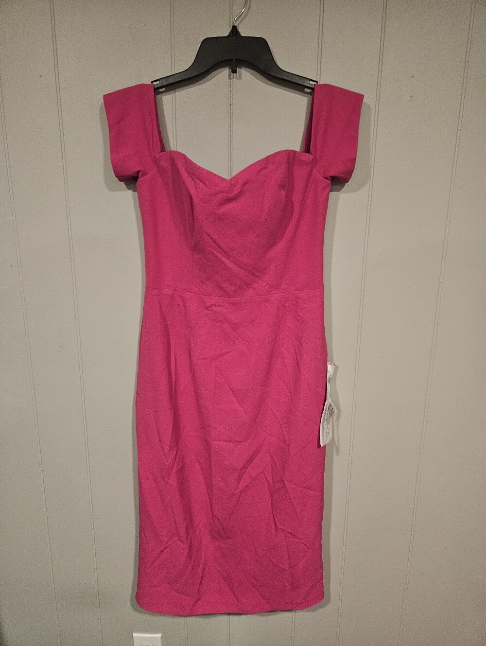 Dress The Population Pink Bailey Off The Shoulder Fitted Dress Size Medium NWOT
